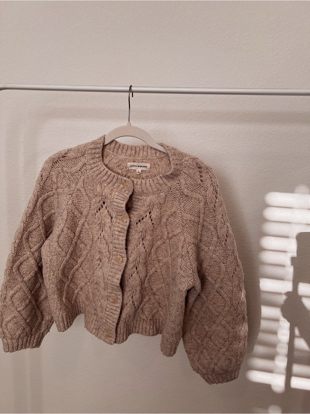 Lucky brand chunky knit cardigan sweater - Picture 2 of 5